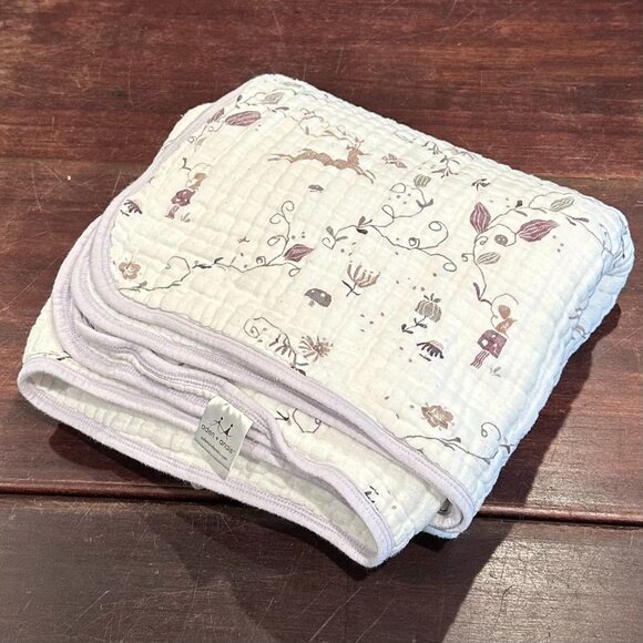 Aden + Anais "Once Upon A Time" Muslin Blanket - 100% Organic Cotton - Picture 1 of 4